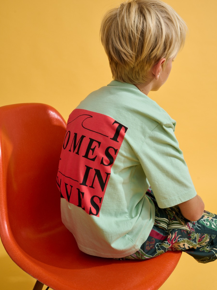 shop nu t-shirt milow opale van bellerose bij ik koop Belgisch conceptstore 'les belges', ruimste aanbod van Belgische kindermode
