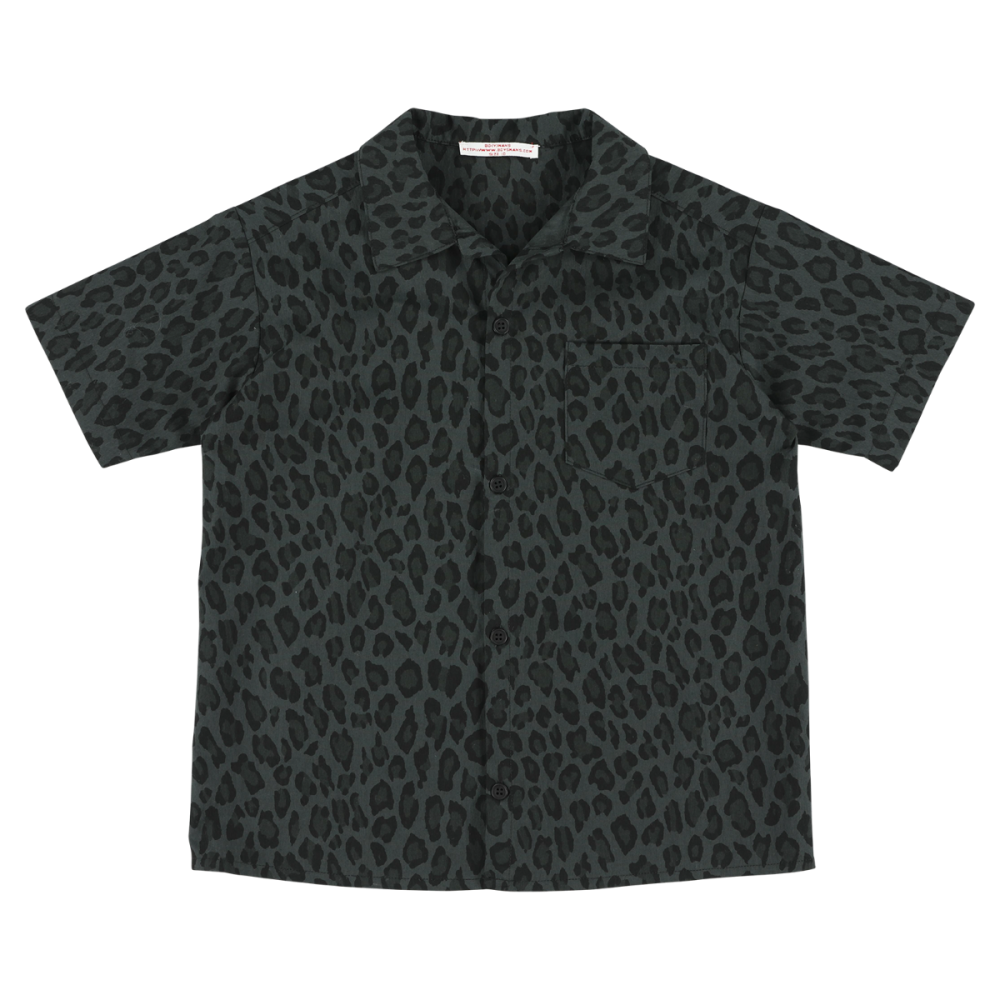 shirt leopard blue Boysmans