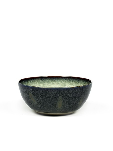 bowl misty grey / dark blue by anita le grelle