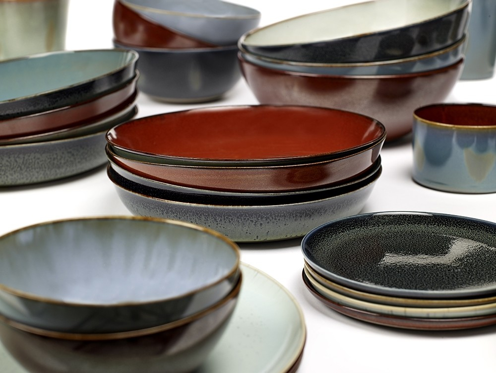 plate misty / rust by anita le grelle