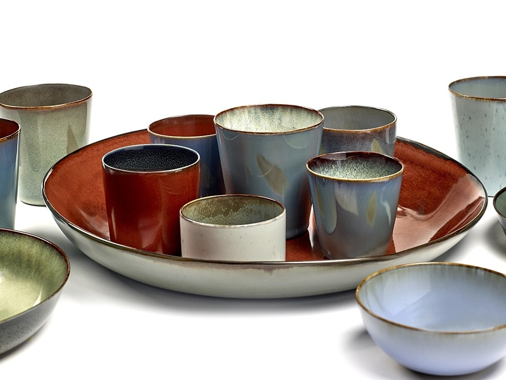 plate misty / rust by anita le grelle