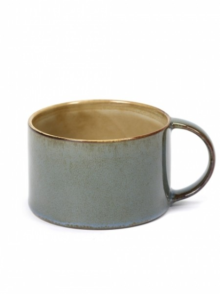 coffee mug misty grey/smokey blue by anita le grelle