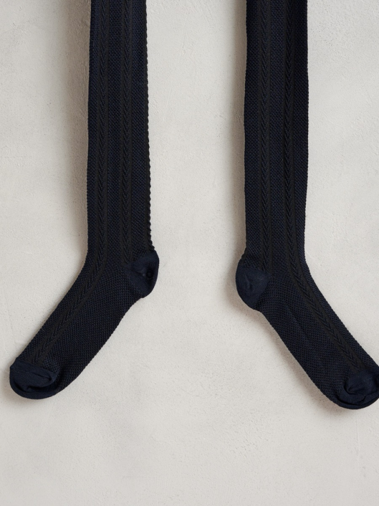chaussettes vamboo marine jun
