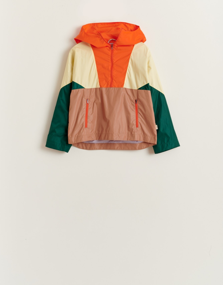 jacket hoodie  orange bellerose