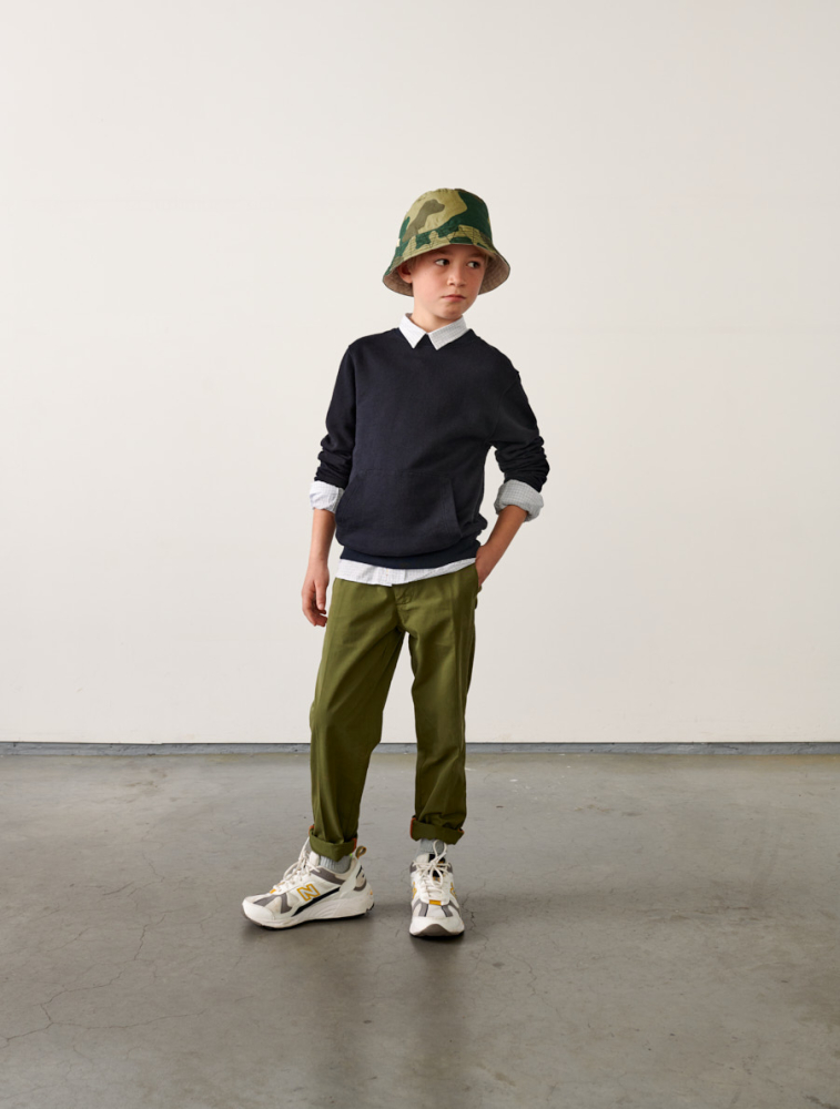 trousers isac11 army bellerose