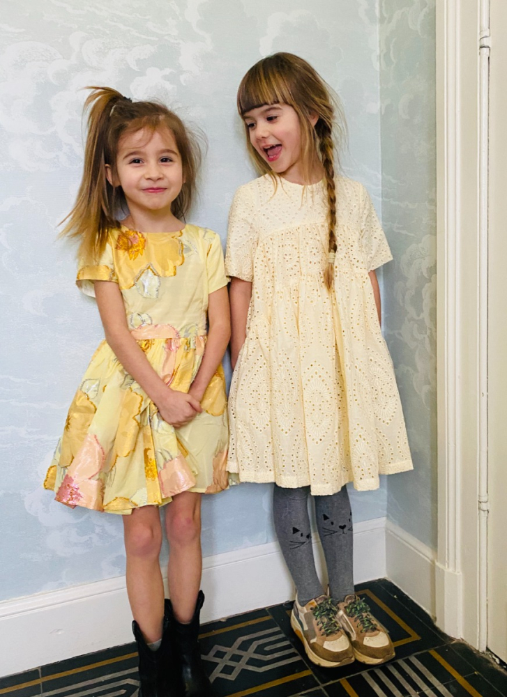 shop nu jurk jelsa marygold gold  morley bij ik koop Belgisch conceptstore 'les belges', ruimste aanbod van beste Belgische kindermode