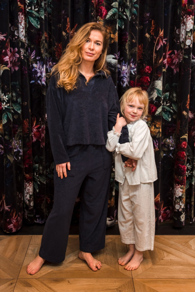 shop nu pyjama fanny g flora g blauw van dorelit bij ik koop Belgisch conceptstore 'les belges', ruimste aanbod van Belgische kindermode
