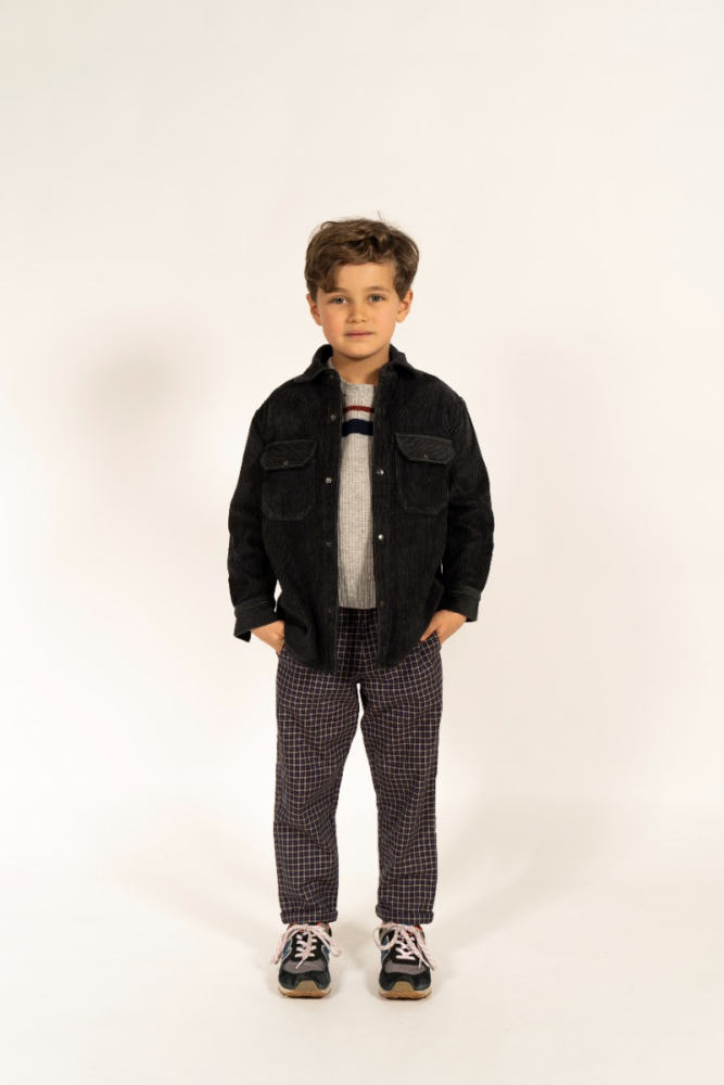 shop nu trui bowie grey van simple kids bij ik koop Belgisch conceptstore 'les belges', ruimste aanbod van Belgische kindermode