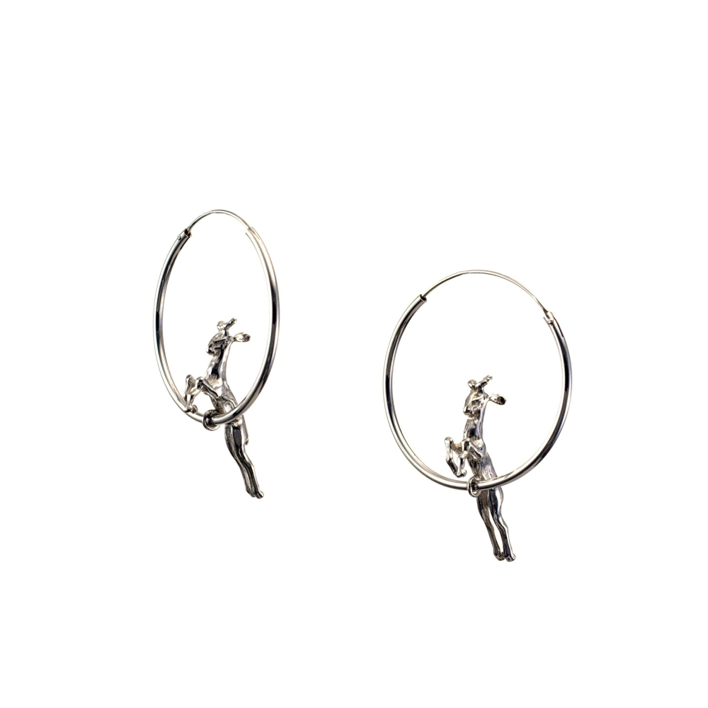 earrings dear - silver by atelier 11