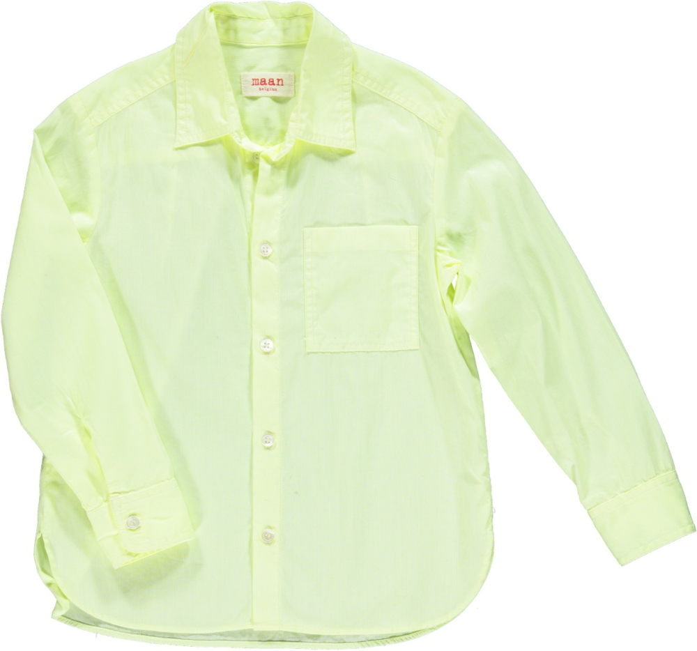 chemise funky fluo green Maan