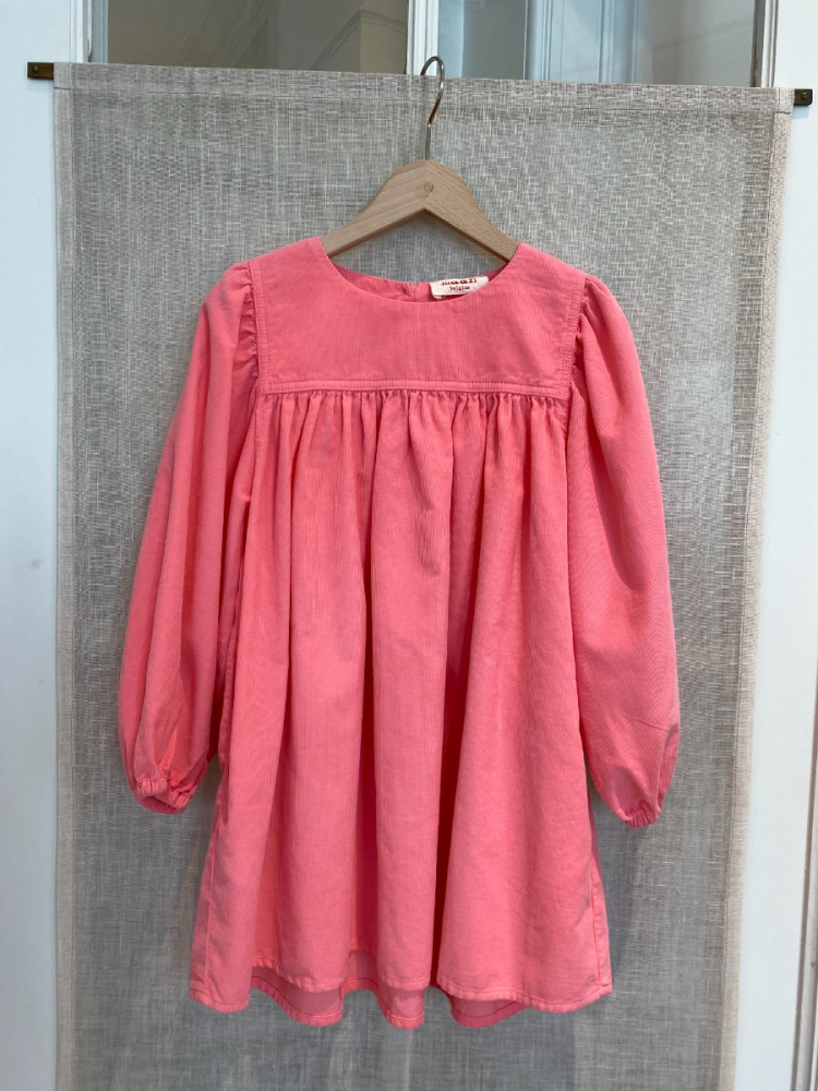 shop nu jurk soulp pink van maan bij ik koop Belgisch conceptstore 'les belges', ruimste aanbod van Belgische kindermode