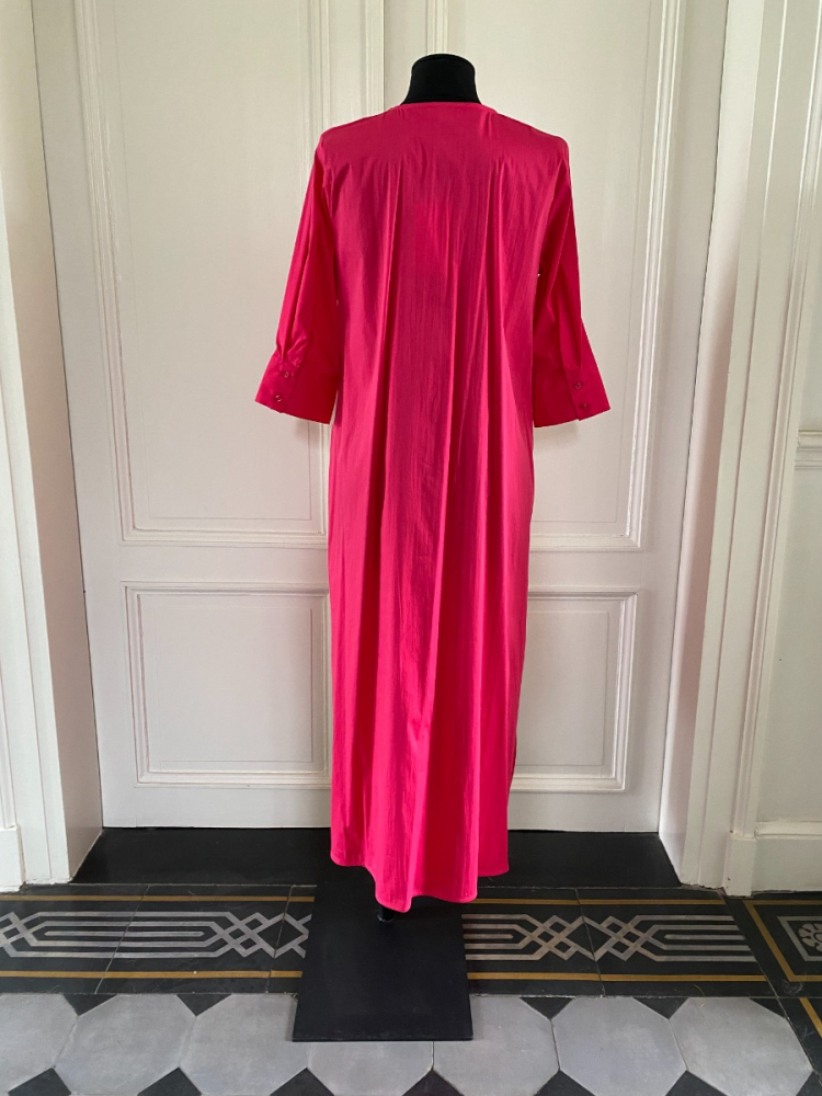 shop nu jurk yolijn soft red van scapa bij ik koop Belgisch conceptstore 'les belges', ruimste aanbod van Belgische damesmode