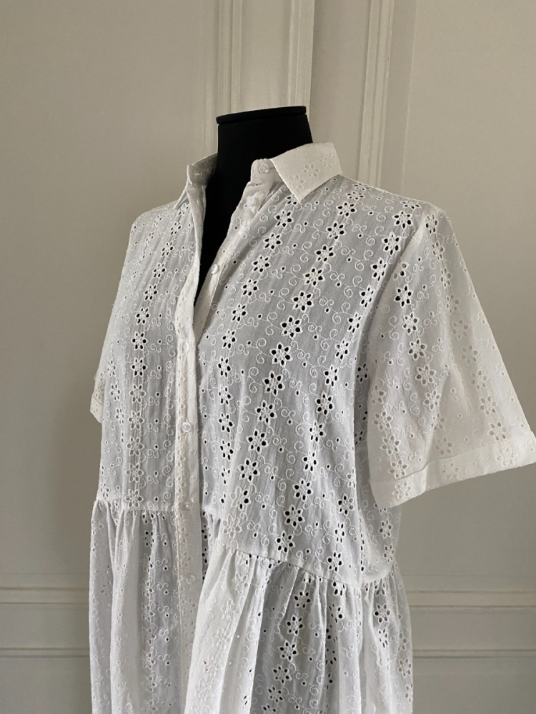 shop nu jurk nena off white van scapa bij ik koop Belgisch conceptstore 'les belges', ruimste aanbod van Belgische damesmode