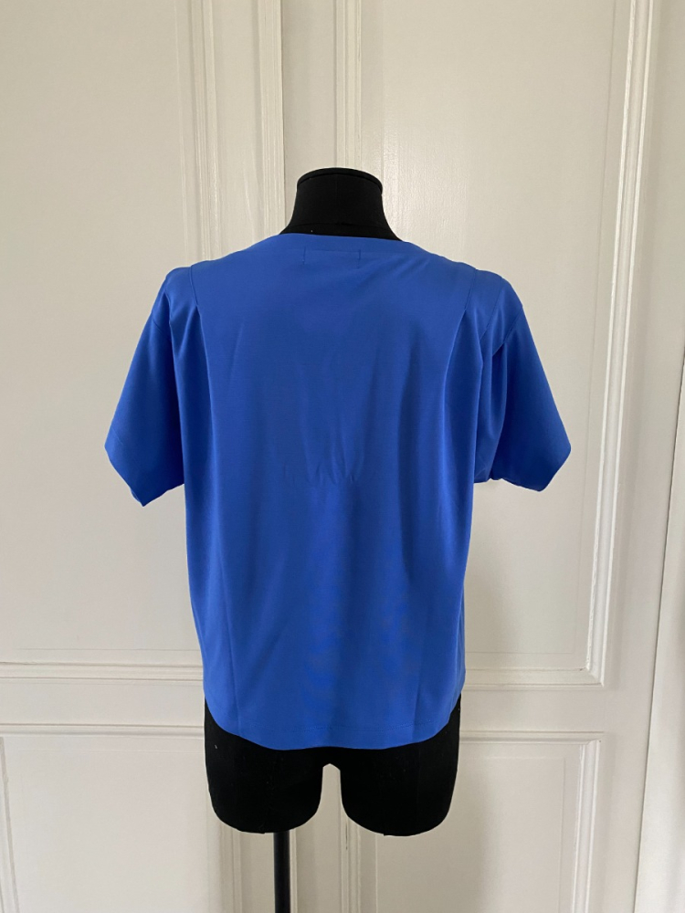 shop nu blouse bodine electric blue van nathalie vleeschouwer bij ik koop Belgisch conceptstore 'les belges', ruimste aanbod van Belgische damesmode en kindermode