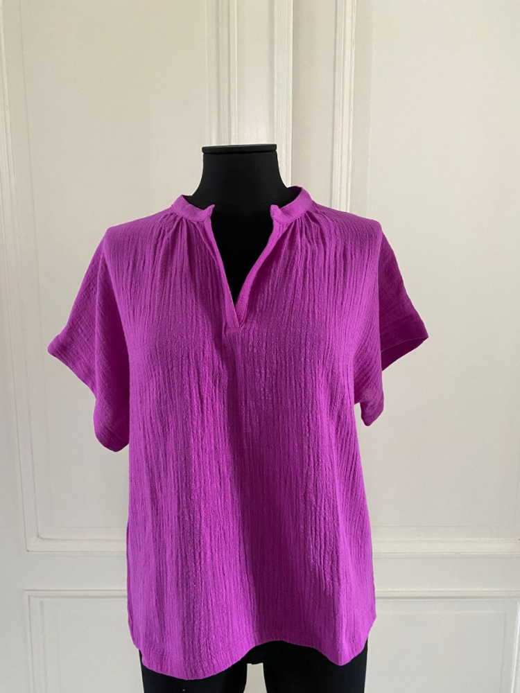 shop nu blouse bamira purple van nathalie vleeschouwer bij ik koop Belgisch conceptstore 'les belges', ruimste aanbod van Belgische damesmode en kindermode