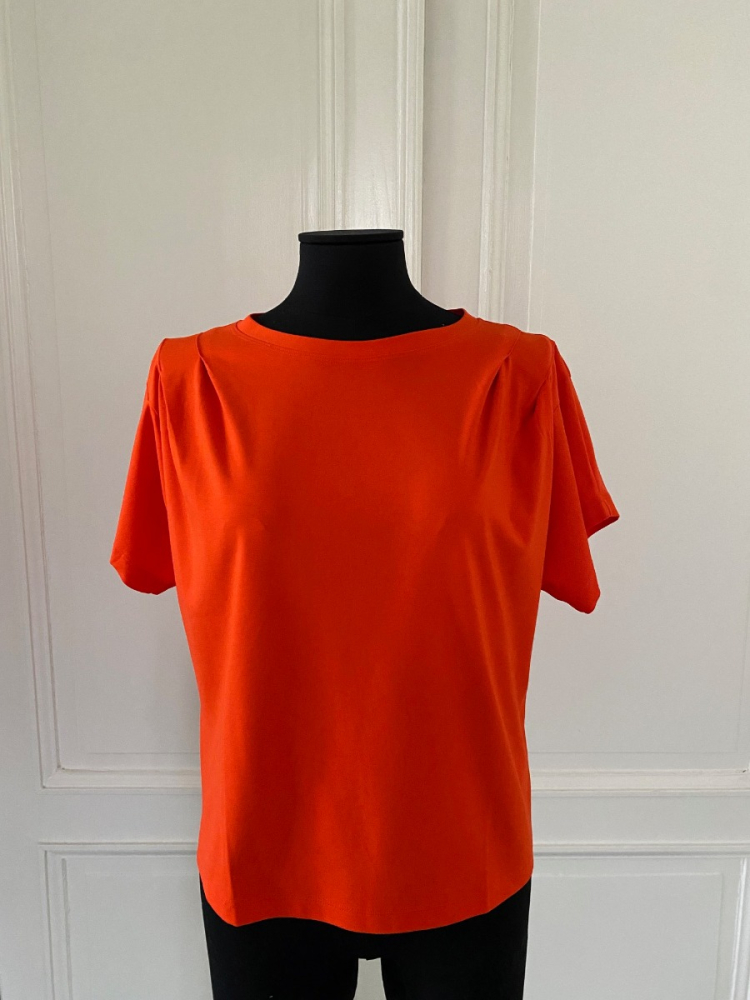 shop nu t-shirt zeline spicey orange van nathalie vleeschouwer bij ik koop Belgisch conceptstore 'les belges', ruimste aanbod van Belgische damesmode en kindermode