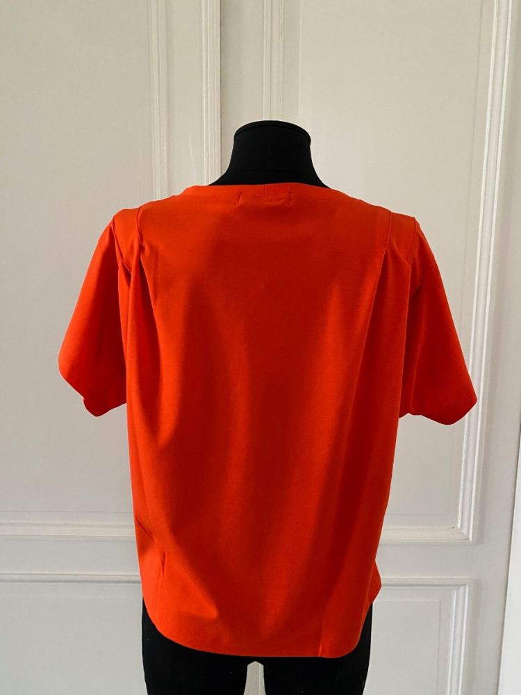 shop nu t-shirt zeline spicey orange van nathalie vleeschouwer bij ik koop Belgisch conceptstore 'les belges', ruimste aanbod van Belgische damesmode en kindermode