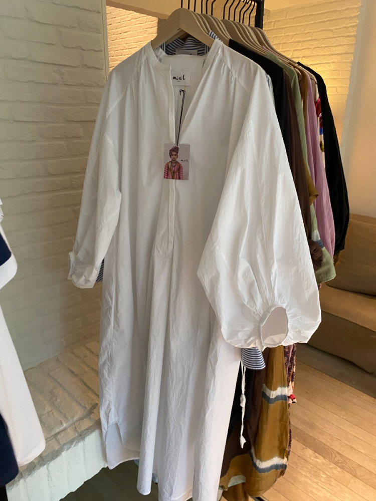 shop nu jurk milan white van mel bij ik koop Belgisch conceptstore 'les belges', ruimste aanbod van Belgische damesmode en kindermode