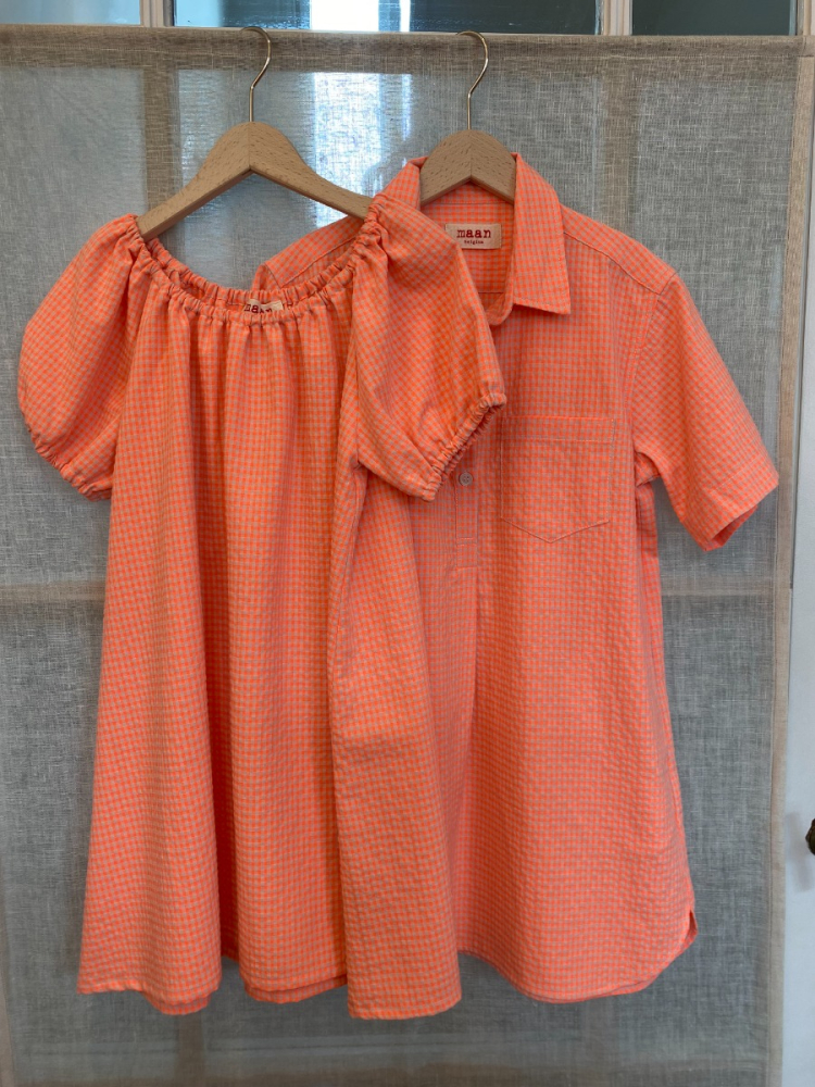 shop nu jurk puma orange van maan bij ik koop Belgisch conceptstore 'les belges', ruimste aanbod van Belgische kindermode