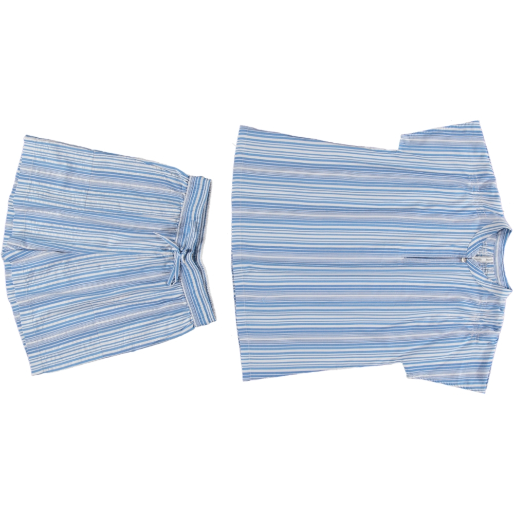 shop nu nachtkleding wimo izzie stripe blue van dorelit bij ik koop Belgisch conceptstore 'les belges', ruimste aanbod van Belgische damesmode en kindermode