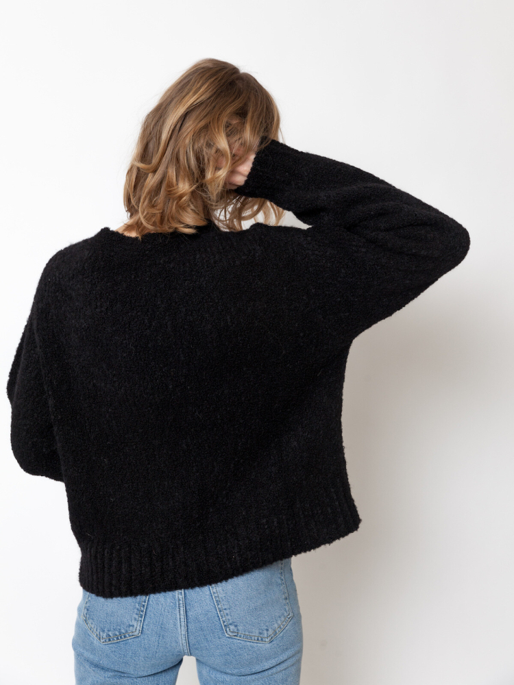 cardigan stylish steffie black  LN knits