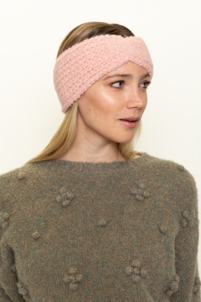 shop nu accessoire 20's style headband bellini pink van lnknits bij ik koop Belgisch conceptstore 'les belges', ruimste aanbod van Belgische mode