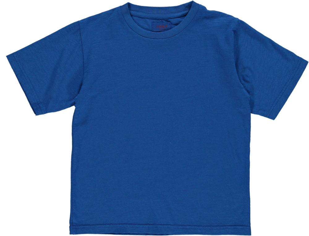 shop nu t-shirt martin blue van maan bij ik koop Belgisch conceptstore 'les belges', ruimste aanbod van Belgische kindermode