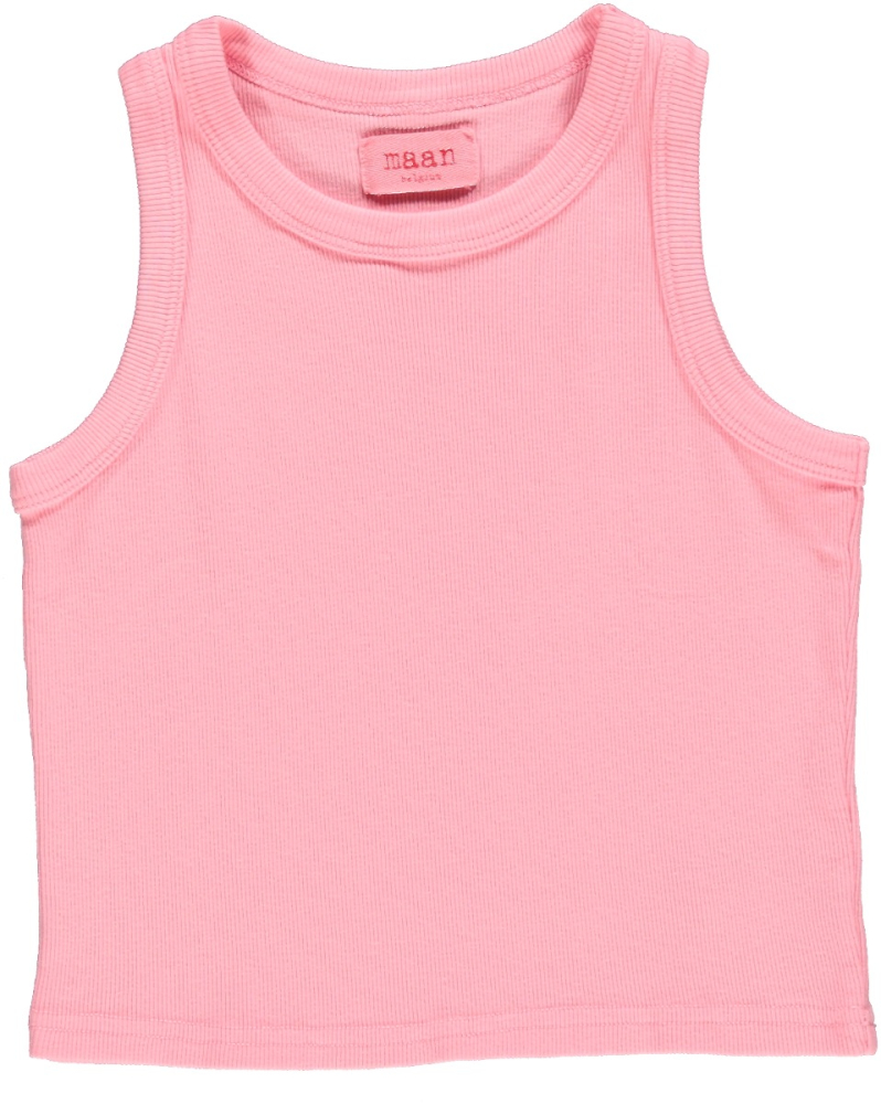 shop nu t-shirt mini pink van maan bij ik koop Belgisch conceptstore 'les belges', ruimste aanbod van Belgische kindermode