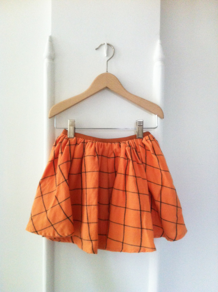 skirt mona block tangerine by morley