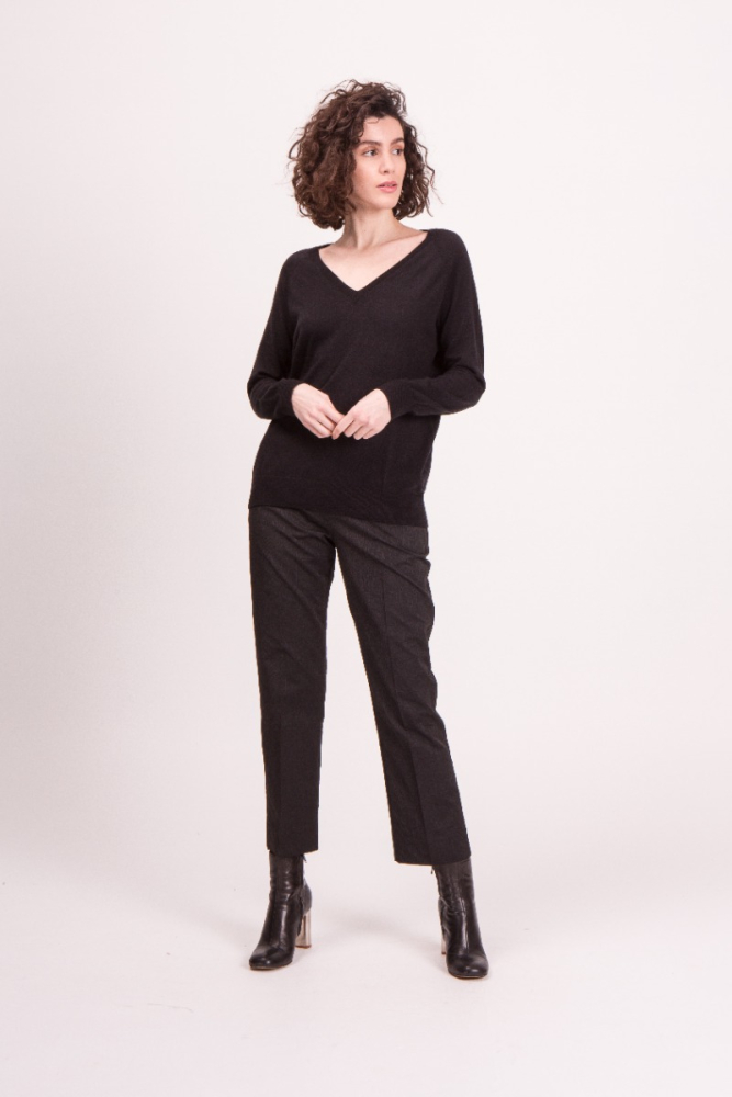 shop nu broek Ursula zwart van nathalie vleeschouwer bij ik koop Belgisch conceptstore 'les belges', ruimste aanbod van Belgische damesmode en kindermode