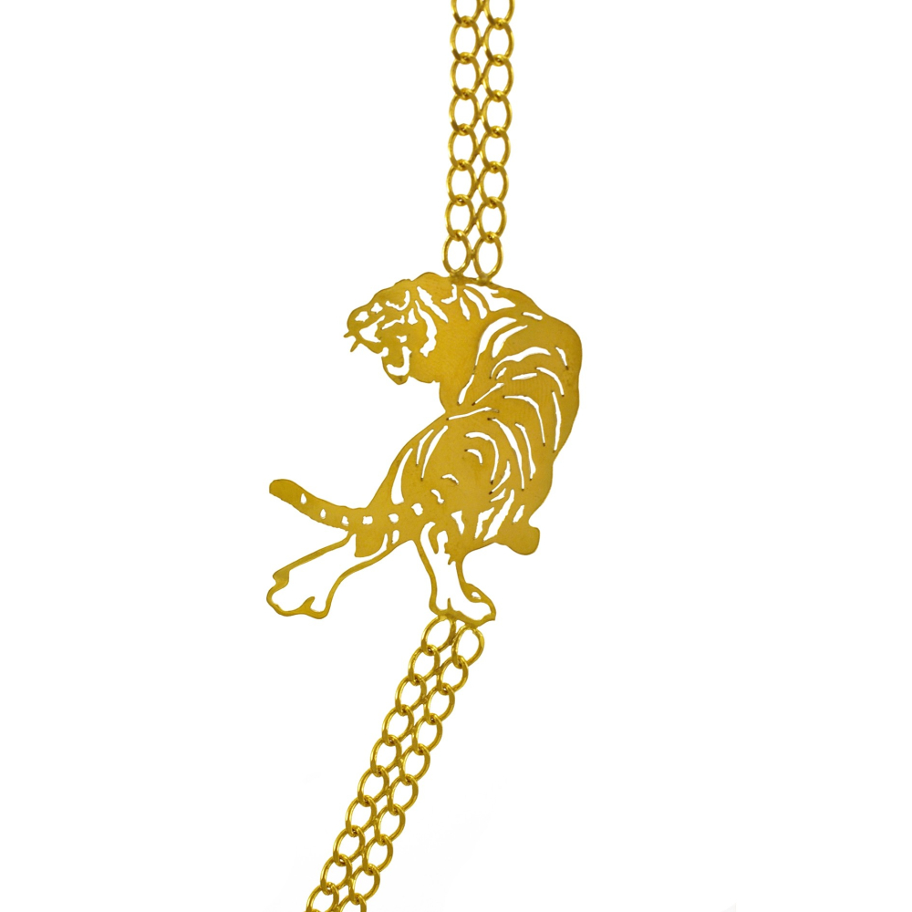 necklace  tiger - gold by atelier 11