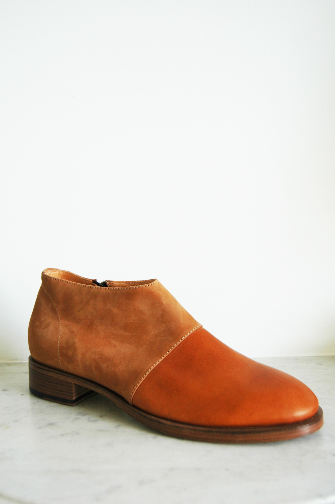 chaussure zorro sand/cognac de nathalie verlinden