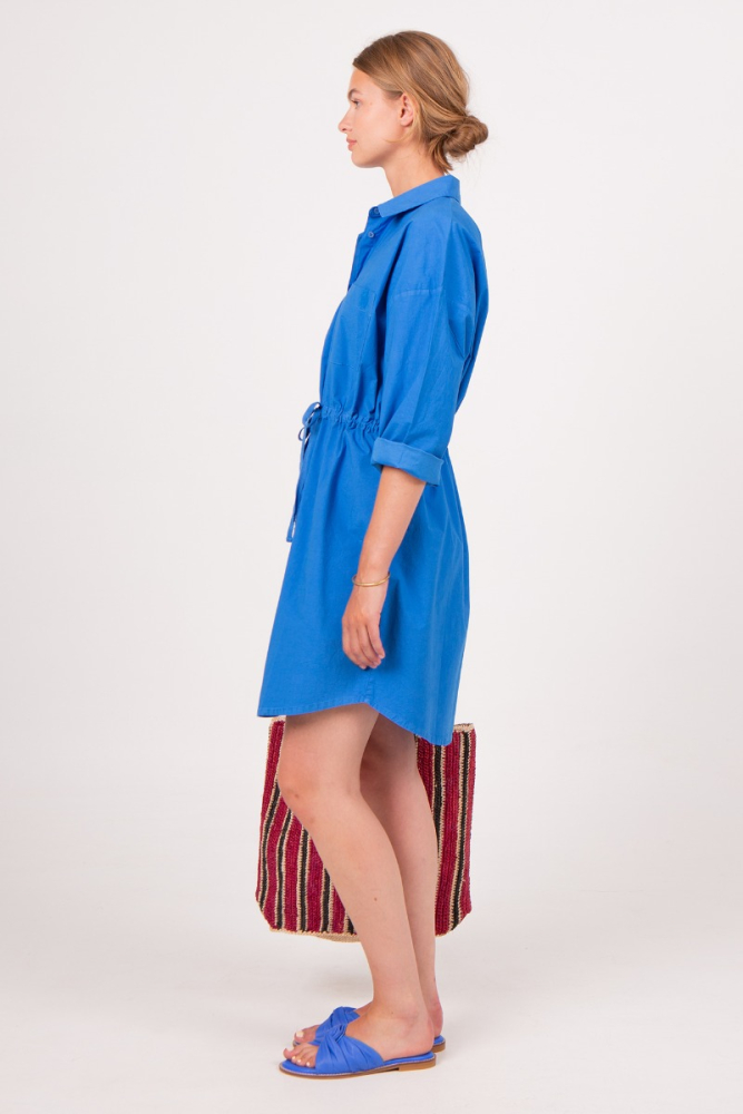 shop nu jurk batul imperial blue van nathalie vleeschouwer bij ik koop Belgisch conceptstore 'les belges', ruimste aanbod van Belgische damesmode en kindermode