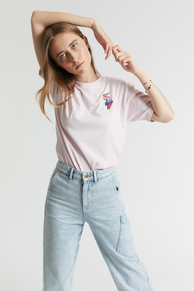 shop nu t-shirt provence pink van indee bij ik koop Belgisch conceptstore 'les belges', ruimste aanbod van Belgische damesmode en kindermode