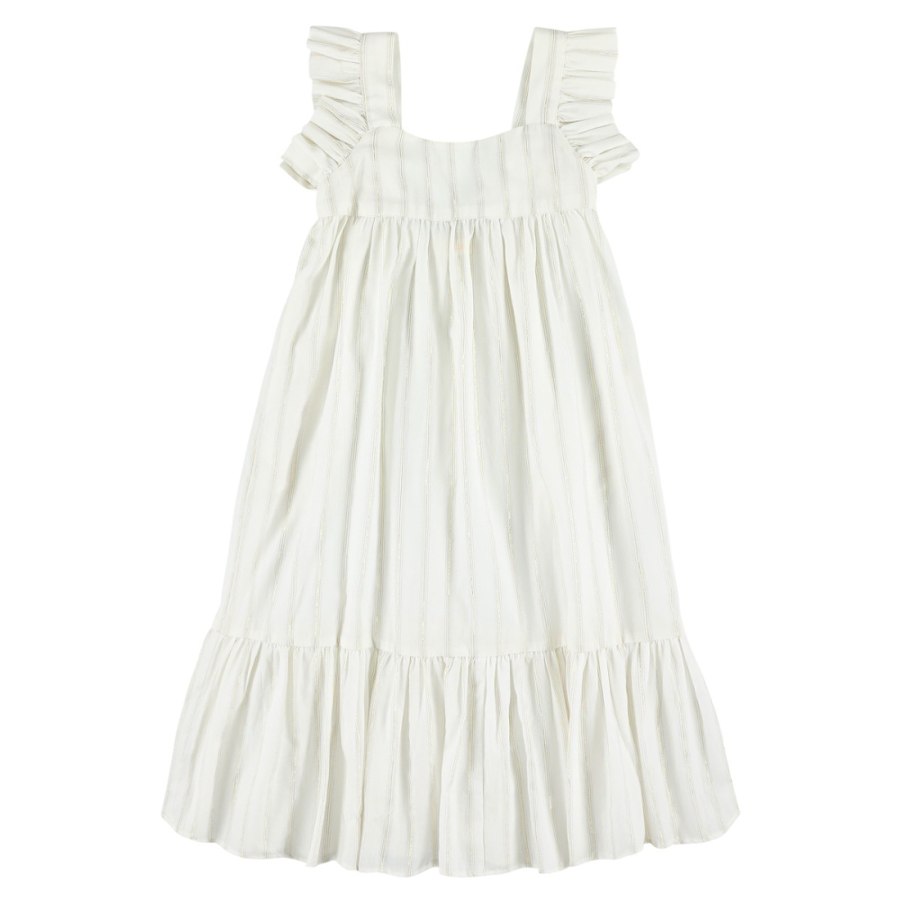 shop nu jurk pryor belle white van simple kids bij ik koop Belgisch conceptstore 'les belges', ruimste aanbod van Belgische kindermode