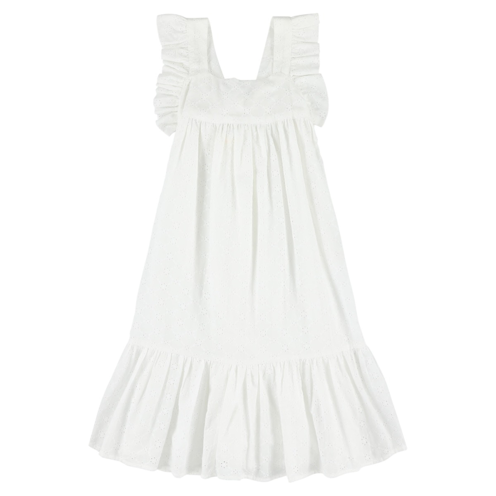 shop nu jurk pryor white van simple kids bij ik koop Belgisch conceptstore 'les belges', ruimste aanbod van Belgische kindermode
