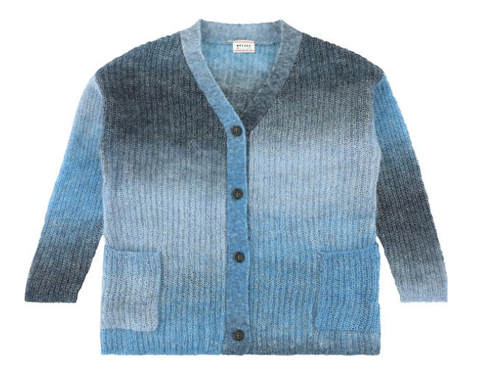 sweater ivory rainbow bleu by morley