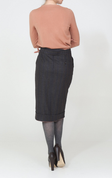 skirt lotus gris by just in case