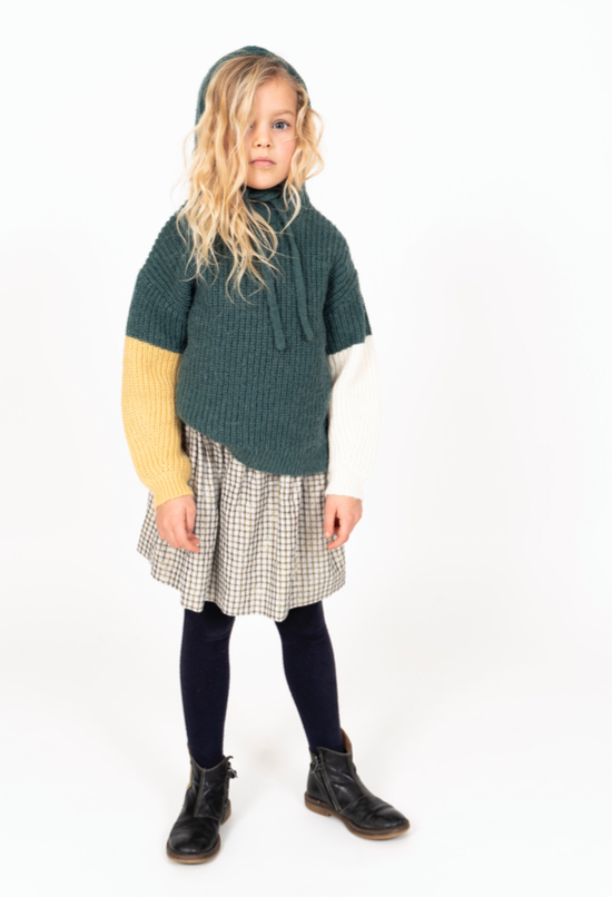 sweater amber soft olive simple kids