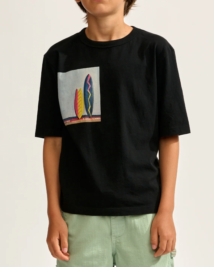t-shirt milow off black surf