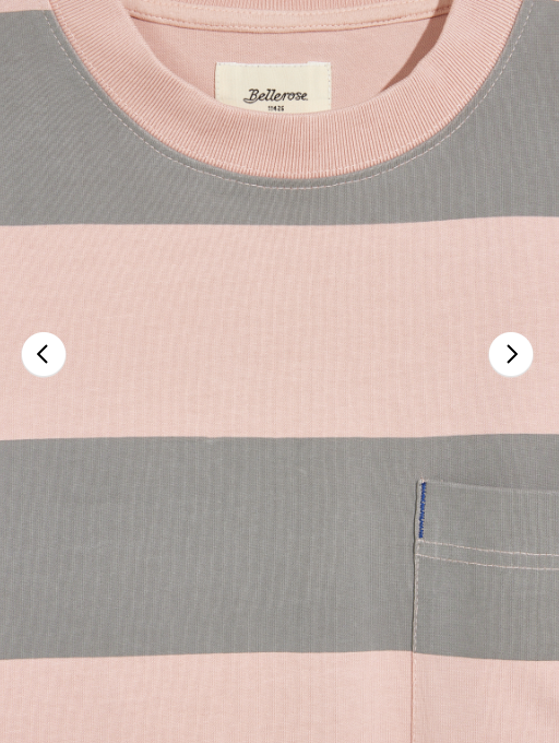 shop nu t-shirt cine stripe a-t1646s van bellerose bij ik koop Belgisch conceptstore 'les belges', ruimste aanbod van Belgische kindermode