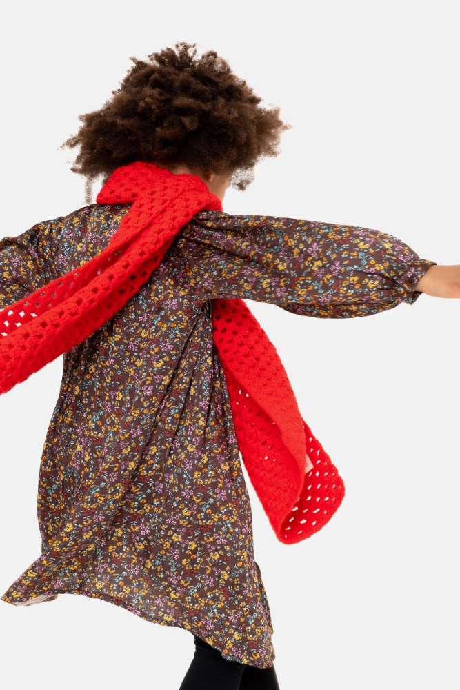 shop nu jurk clamb red van simple kids bij ik koop Belgisch conceptstore 'les belges', ruimste aanbod van Belgische kindermode
