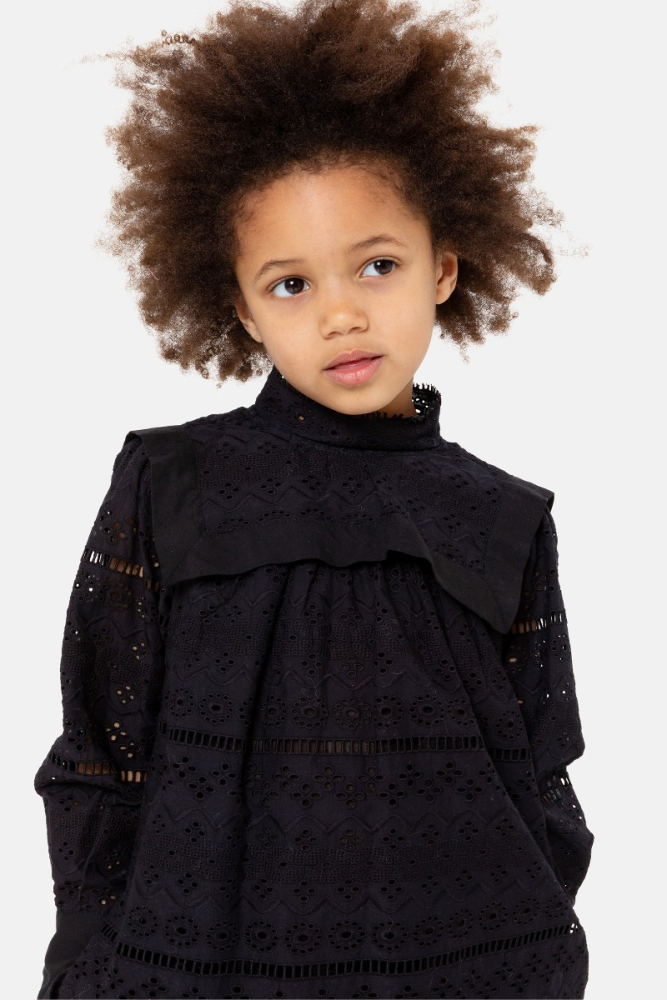 shop nu jurk rolling b black van simple kids bij ik koop Belgisch conceptstore 'les belges', ruimste aanbod van Belgische kindermode