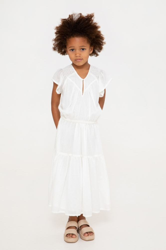 shop nu jurk ghana modrib white van simple kids bij ik koop Belgisch conceptstore 'les belges', ruimste aanbod van Belgische kindermode