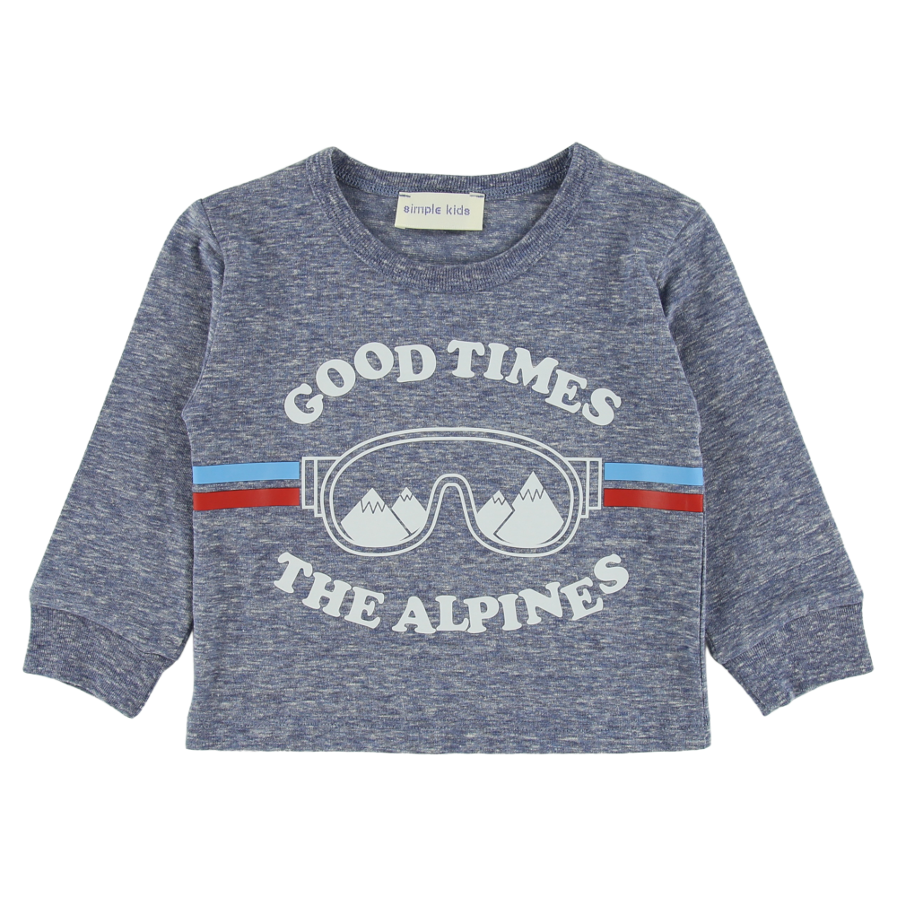 t-shirt alps jersey ciel by simple kids