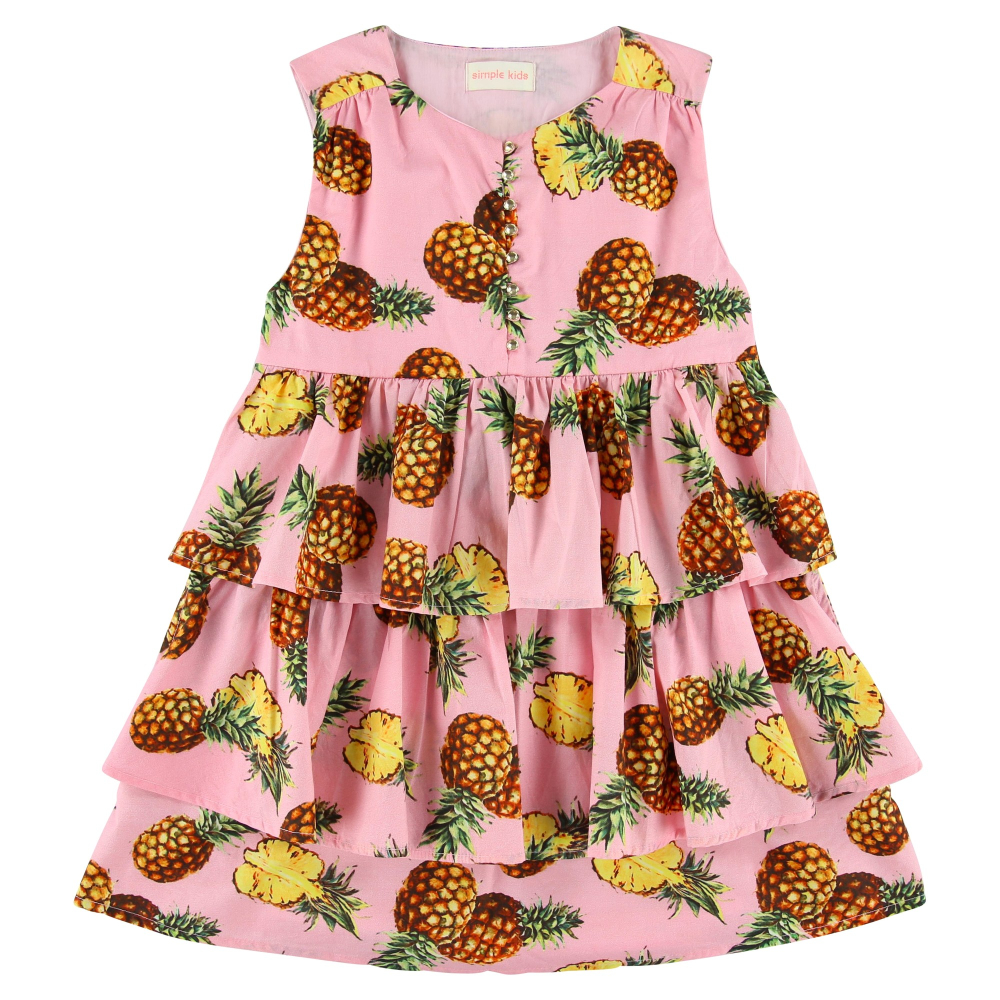dress cote pineapple rose by simple kids