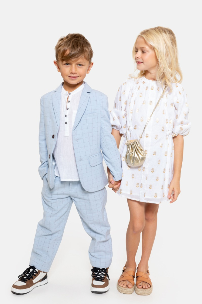 shop nu jurk east white van simple kids bij ik koop Belgisch conceptstore 'les belges', ruimste aanbod van Belgische kindermode