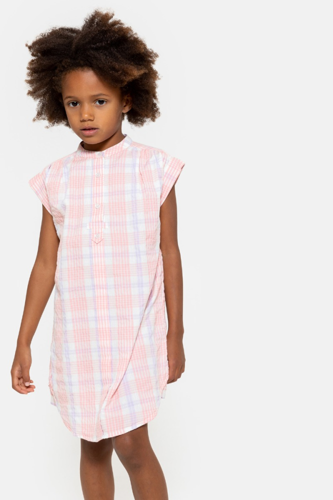 shop nu jurk roselle b pink van simple kids bij ik koop Belgisch conceptstore 'les belges', ruimste aanbod van Belgische kindermode