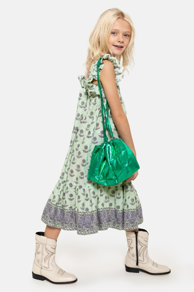shop nu jurk pryor green van simple kids bij ik koop Belgisch conceptstore 'les belges', ruimste aanbod van Belgische kindermode