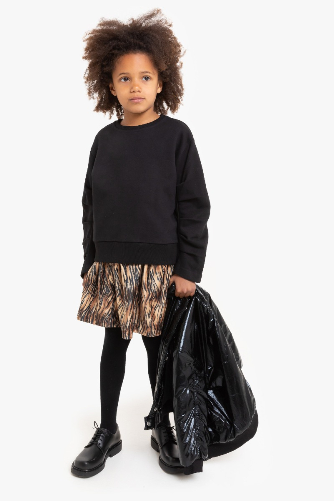 shop nu sweater season black van simple kids bij ik koop Belgisch conceptstore 'les belges', ruimste aanbod van Belgische kindermode